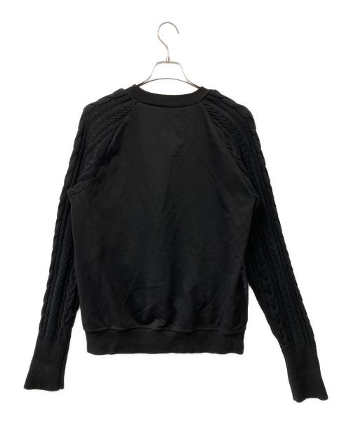 TAION（タイオン）TAION (タイオン) ダウンニット ブラック サイズ:Mの古着・服飾アイテム