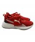 中古・古着 PUMA (プーマ) スニーカー レッド サイズ:23 未使用品：3000円