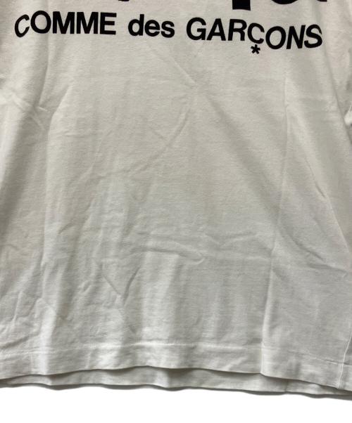 PLAY COMME des GARCONS（プレイコムデギャルソン）PLAY COMME des GARCONS (プレイコムデギャルソン) 半袖Tシャツ ホワイト サイズ:Sの古着・服飾アイテム