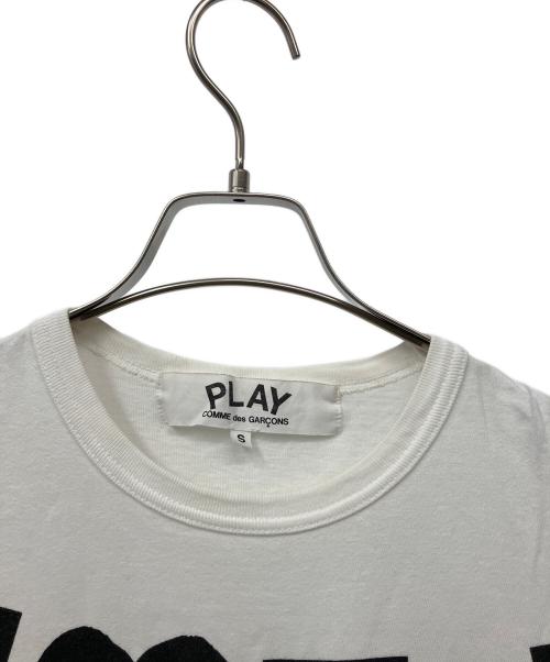 PLAY COMME des GARCONS（プレイコムデギャルソン）PLAY COMME des GARCONS (プレイコムデギャルソン) 半袖Tシャツ ホワイト サイズ:Sの古着・服飾アイテム