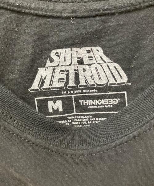 SUPER METROID（スーパーメトロイド）SUPER METROID (スーパーメトロイド) 半袖Tシャツ ブラック サイズ:Mの古着・服飾アイテム