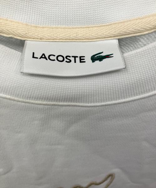 LACOSTE（ラコステ）LACOSTE (ラコステ) スウェット ホワイト サイズ:XSの古着・服飾アイテム