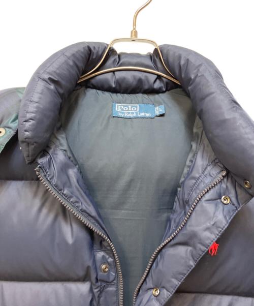 POLO RALPH LAUREN（ポロ・ラルフローレン）POLO RALPH LAUREN (ポロ・ラルフローレン) ダウンベスト ネイビー サイズ:Lの古着・服飾アイテム