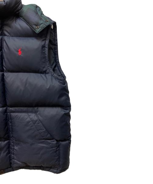 POLO RALPH LAUREN（ポロ・ラルフローレン）POLO RALPH LAUREN (ポロ・ラルフローレン) ダウンベスト ネイビー サイズ:Lの古着・服飾アイテム