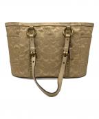 COACHコーチ）の古着「ハンドバッグ」｜ベージュ