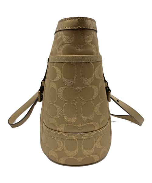 COACH（コーチ）COACH (コーチ) ハンドバッグ ベージュの古着・服飾アイテム