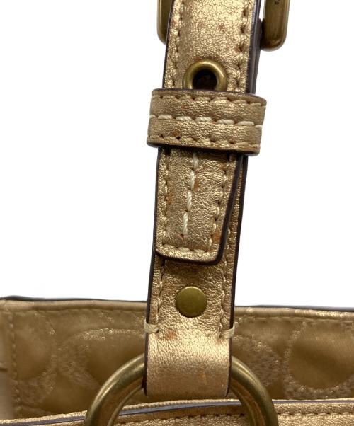 COACH（コーチ）COACH (コーチ) ハンドバッグ ベージュの古着・服飾アイテム