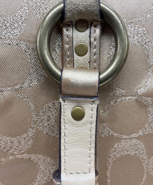 COACH（コーチ）COACH (コーチ) ハンドバッグ ベージュの古着・服飾アイテム