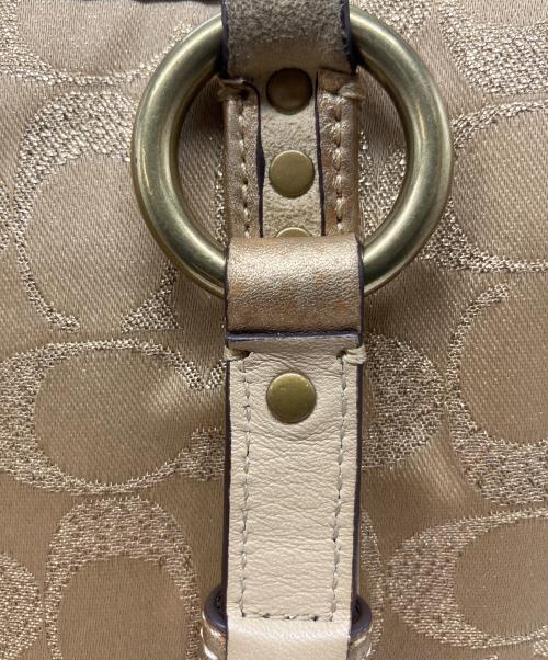 COACH（コーチ）COACH (コーチ) ハンドバッグ ベージュの古着・服飾アイテム
