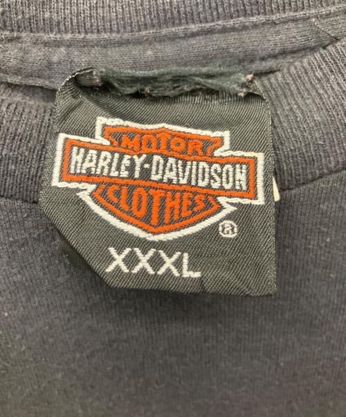 HARLEY-DAVIDSON（ハーレーダビッドソン）HARLEY-DAVIDSON (ハーレーダビッドソン) 半袖Tシャツ ブラック サイズ:3XLの古着・服飾アイテム
