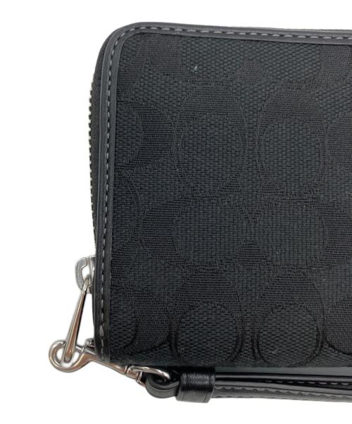 COACH（コーチ）COACH (コーチ) ラウンドファスナー財布 ブラックの古着・服飾アイテム