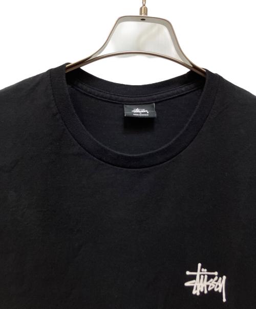 stussy（ステューシー）stussy (ステューシー) 半袖カットソー ブラック サイズ:Lの古着・服飾アイテム