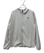PUMAプーマ）の古着「ウインドブレーカー」｜ライトグレー