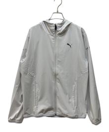 PUMA（プーマ）の古着「ウインドブレーカー」｜ライトグレー