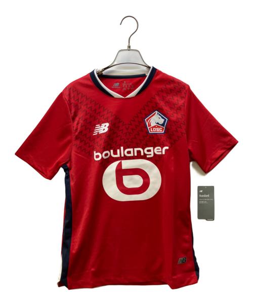 NEW BALANCE（ニューバランス）NEW BALANCE (ニューバランス) サッカーユニフォーム レッド サイズ:Mの古着・服飾アイテム