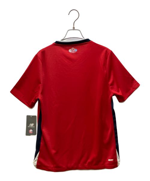 NEW BALANCE（ニューバランス）NEW BALANCE (ニューバランス) サッカーユニフォーム レッド サイズ:Mの古着・服飾アイテム