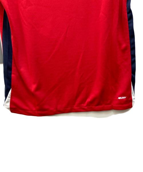 NEW BALANCE（ニューバランス）NEW BALANCE (ニューバランス) サッカーユニフォーム レッド サイズ:Mの古着・服飾アイテム