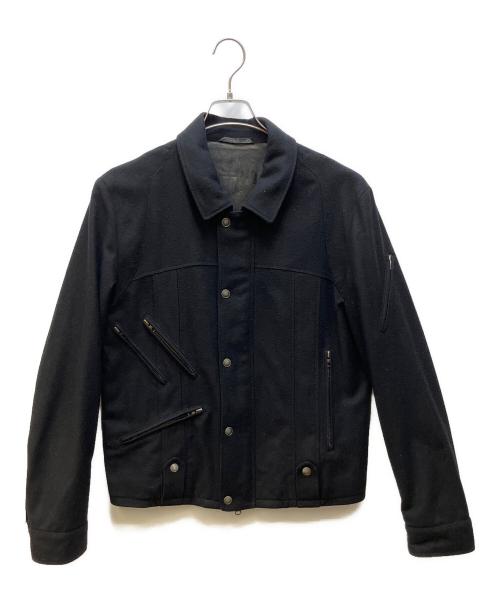 HUGO BOSS（ヒューゴ ボス）HUGO BOSS (ヒューゴ ボス) ジップジャケット ブラック サイズ:Mの古着・服飾アイテム