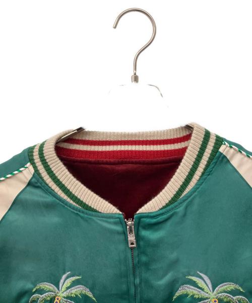 SAPEur（サプール）SAPEur (サプール) リバーシブル尼ジャン レッド×グリーン サイズ:Lの古着・服飾アイテム