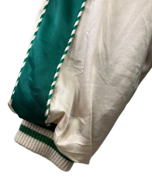 SAPEur（サプール）SAPEur (サプール) リバーシブル尼ジャン レッド×グリーン サイズ:Lの古着・服飾アイテム