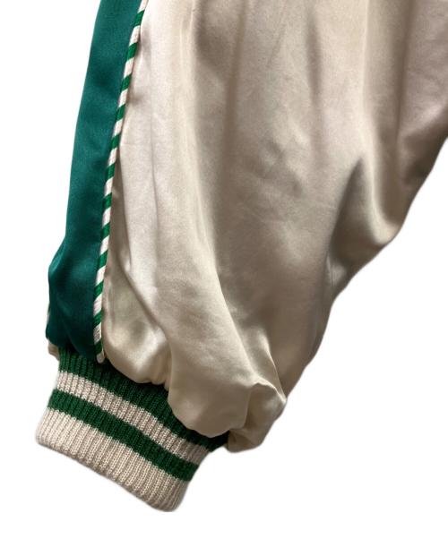 SAPEur（サプール）SAPEur (サプール) リバーシブル尼ジャン レッド×グリーン サイズ:Lの古着・服飾アイテム
