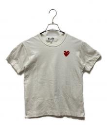 PLAY COMME des GARCONS（プレイコムデギャルソン）の古着「半袖カットソー」｜ホワイト