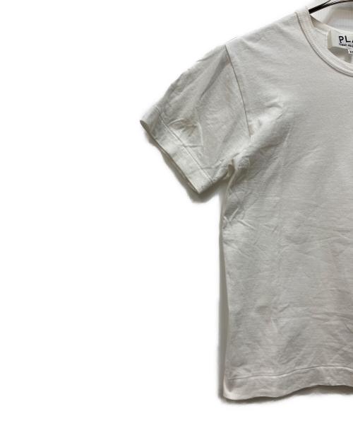 PLAY COMME des GARCONS（プレイコムデギャルソン）PLAY COMME des GARCONS (プレイコムデギャルソン) 半袖カットソー ホワイト サイズ:XSの古着・服飾アイテム