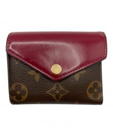 LOUIS VUITTON（ルイ ヴィトン）の古着「3つ折り財布」｜ボルドー×ブラウン