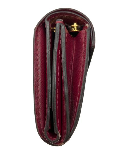 LOUIS VUITTON（ルイ ヴィトン）LOUIS VUITTON (ルイ ヴィトン) 3つ折り財布 ボルドー×ブラウンの古着・服飾アイテム