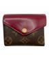 LOUIS VUITTON（ルイ ヴィトン）の古着「3つ折り財布」｜ボルドー×ブラウン