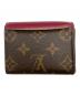 LOUIS VUITTON (ルイ ヴィトン) 3つ折り財布 ボルドー×ブラウン：15000円