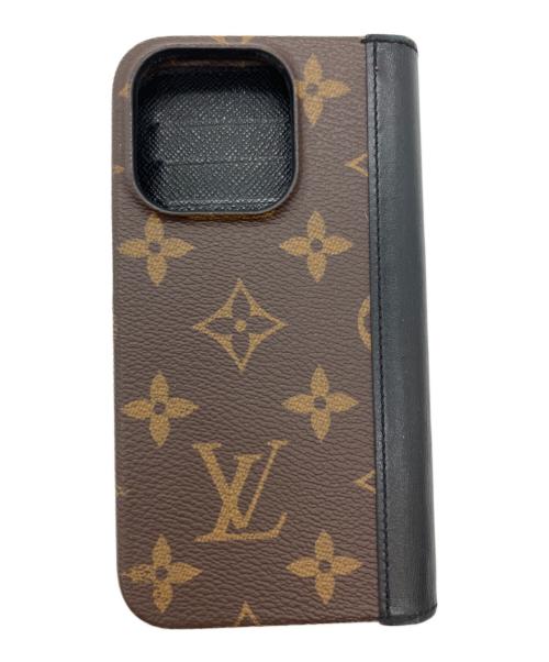 LOUIS VUITTON（ルイ ヴィトン）LOUIS VUITTON (ルイ ヴィトン) iPhone 15 ケース ブラウンの古着・服飾アイテム