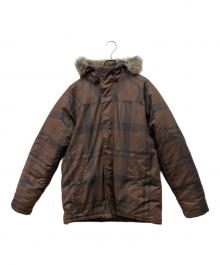 stussy（ステューシー）の古着「中綿ジャケット」｜ブラウン×ブラック