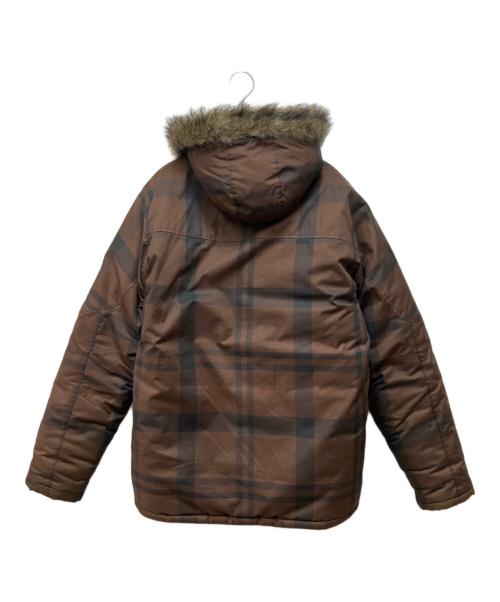 stussy（ステューシー）stussy (ステューシー) 中綿ジャケット ブラウン×ブラック サイズ:Mの古着・服飾アイテム