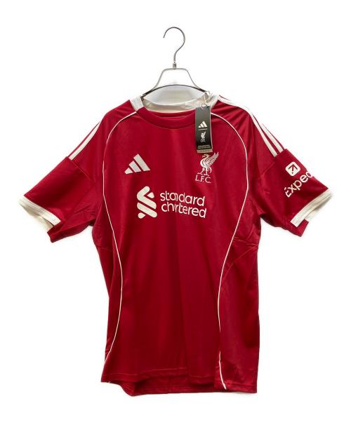 adidas（アディダス）adidas (アディダス) サッカーユニフォーム レッド サイズ:2XLの古着・服飾アイテム