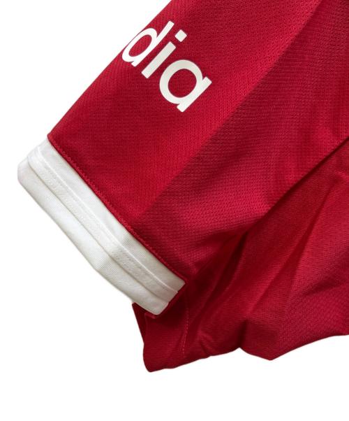 adidas（アディダス）adidas (アディダス) サッカーユニフォーム レッド サイズ:2XLの古着・服飾アイテム