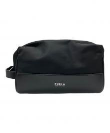 FURLA（フルラ）の古着「クラッチポーチ」｜ブラック