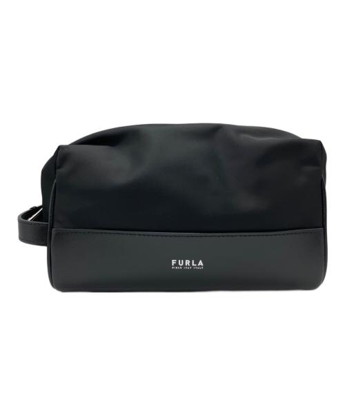 FURLA（フルラ）FURLA (フルラ) クラッチポーチ ブラックの古着・服飾アイテム