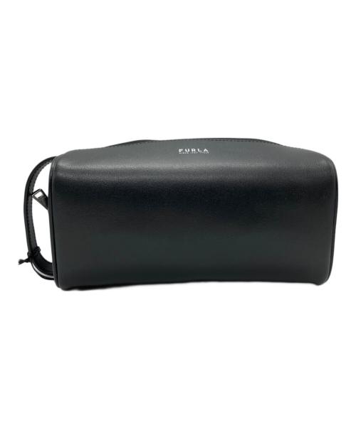 FURLA（フルラ）FURLA (フルラ) クラッチポーチ ブラックの古着・服飾アイテム