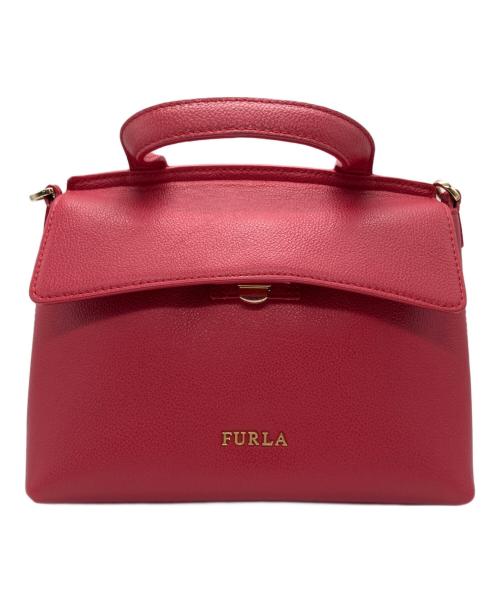 FURLA（フルラ）FURLA (フルラ) 2WAYショルダーバッグ レッドの古着・服飾アイテム