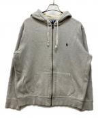 POLO RALPH LAURENポロ・ラルフローレン）の古着「ジップパーカー」｜グレー