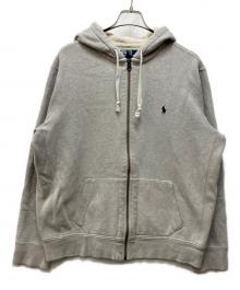 POLO RALPH LAUREN（ポロ・ラルフローレン）の古着「ジップパーカー」｜グレー