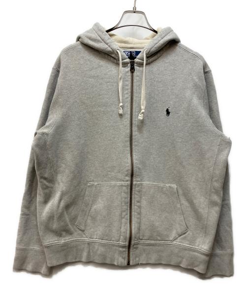 POLO RALPH LAUREN（ポロ・ラルフローレン）POLO RALPH LAUREN (ポロ・ラルフローレン) ジップパーカー グレー サイズ:XLの古着・服飾アイテム