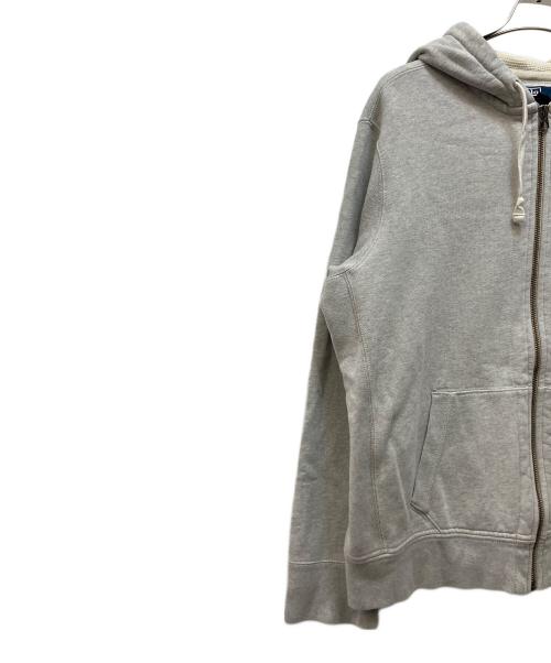 POLO RALPH LAUREN（ポロ・ラルフローレン）POLO RALPH LAUREN (ポロ・ラルフローレン) ジップパーカー グレー サイズ:XLの古着・服飾アイテム