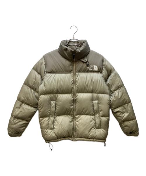THE NORTH FACE（ザ ノース フェイス）THE NORTH FACE (ザ ノース フェイス) ダウンジャケット グレー×カーキ サイズ:Mの古着・服飾アイテム