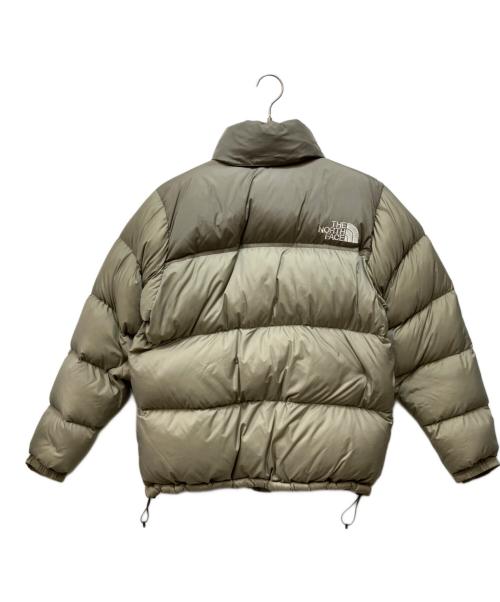 THE NORTH FACE（ザ ノース フェイス）THE NORTH FACE (ザ ノース フェイス) ダウンジャケット グレー×カーキ サイズ:Mの古着・服飾アイテム