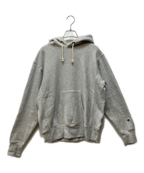 Champion（チャンピオン）Champion (チャンピオン) プルオーバーパーカー ライトグレー サイズ:XLの古着・服飾アイテム