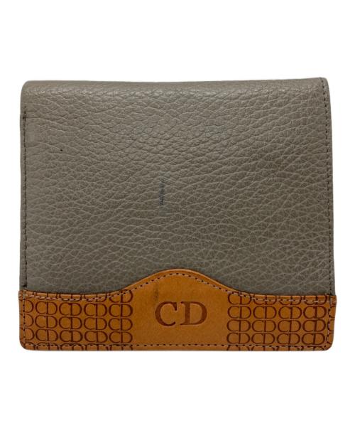 Christian Dior（クリスチャン ディオール）Christian Dior (クリスチャン ディオール) 2つ折り財布 グレーの古着・服飾アイテム