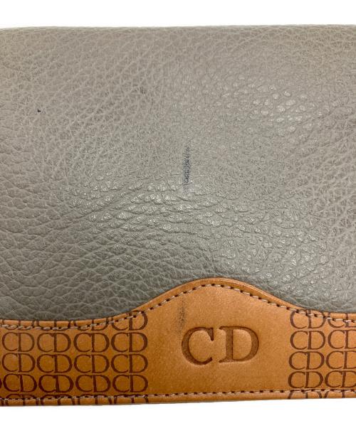 Christian Dior（クリスチャン ディオール）Christian Dior (クリスチャン ディオール) 2つ折り財布 グレーの古着・服飾アイテム