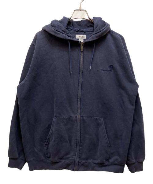 CarHartt（カーハート）CarHartt (カーハート) ジップパーカー ネイビー サイズ:XLの古着・服飾アイテム